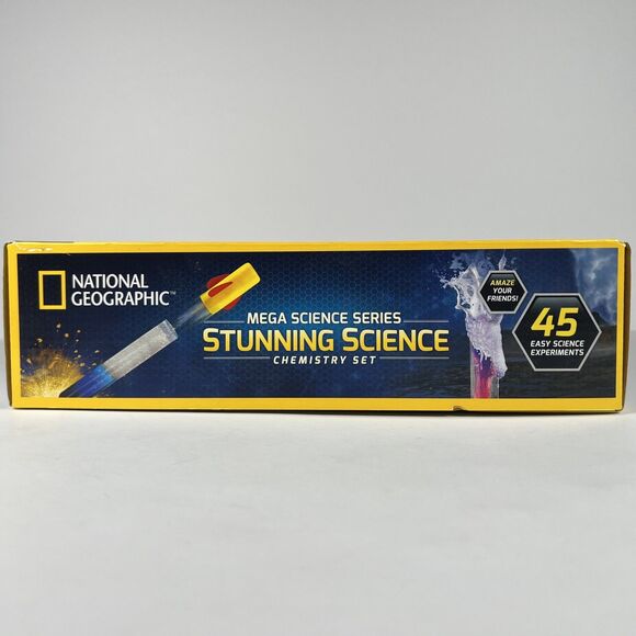 National Geographic STUNNING SCIENCE Chemistry Set 45 Easy Experiments OPEN BOX - Picture 6 of 6